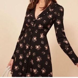 Reformation: Martha long sleeve mini dress